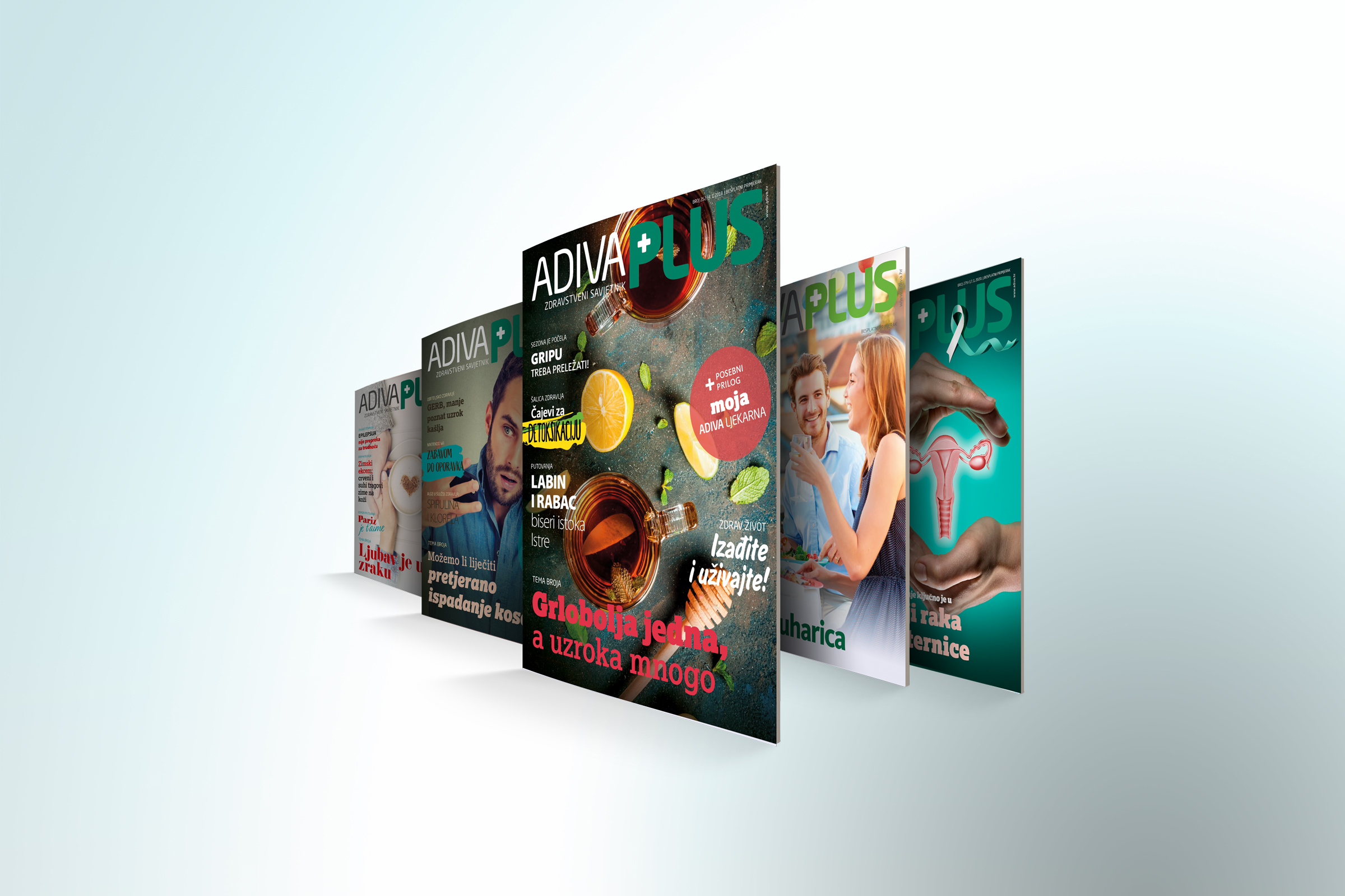 Editing of the specialized bi-weekly magazine of ADIVA pharmacies