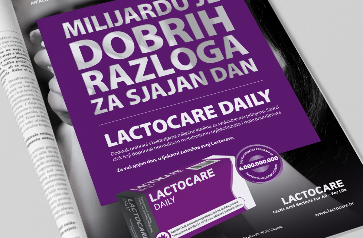 Integrated marketing campaign for Lactocare good gut bacteria