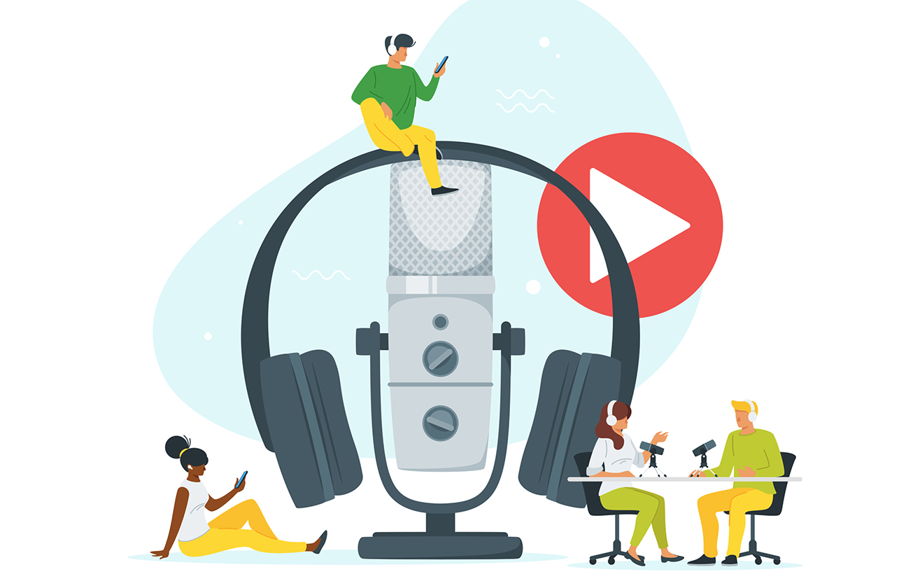 How did podcasts become a digital and marketing phenomenon?